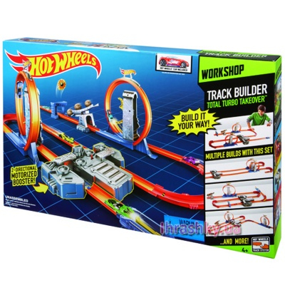Автотреки - Мегатрек Двойное ускорение серии Соедини все треки Hot Wheels (BGX89)