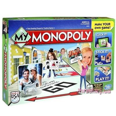 Настольные игры - Настольная игра Hasbro Games Моя Монополия (A8595)