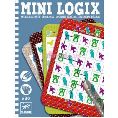 Настольные игры - Игра мини логик Djeco Логические последовательности (DJ05353)