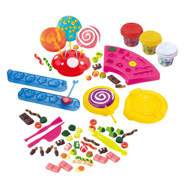 Набори для ліплення - Набір для ліплення Playgo Фабрика цукерок (8588)