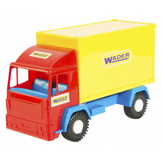 Машинки для малышей - Игрушечная сцецтехника Контейнер Wader Mini truck (39210)