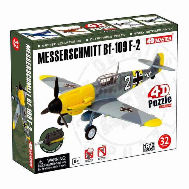 3D-пазлы - Сборная модель Самолет BF-109 Messeschmitt F-2 4D Master (26901)
