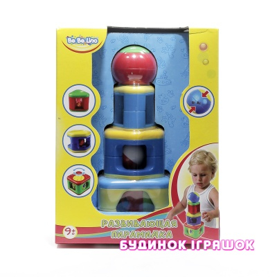 Развивающие игрушки - Детская игрушка Развивающая пирамидка 1+ (57018)