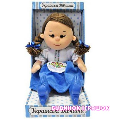 Ляльки - М яка іграшка серії Українські дівчата Лялька Калина в подарунковій упаковці укр 24 см (LF1240-U)