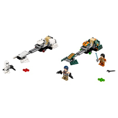 Конструктори LEGO - Конструктор Швидкісний мотоцикл Езри LEGO Star Wars (75090)