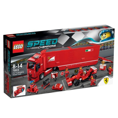 Конструкторы LEGO - Конструктор F14 T и грузовик Scuderia Ferrari LEGO Speed Champions (75913)