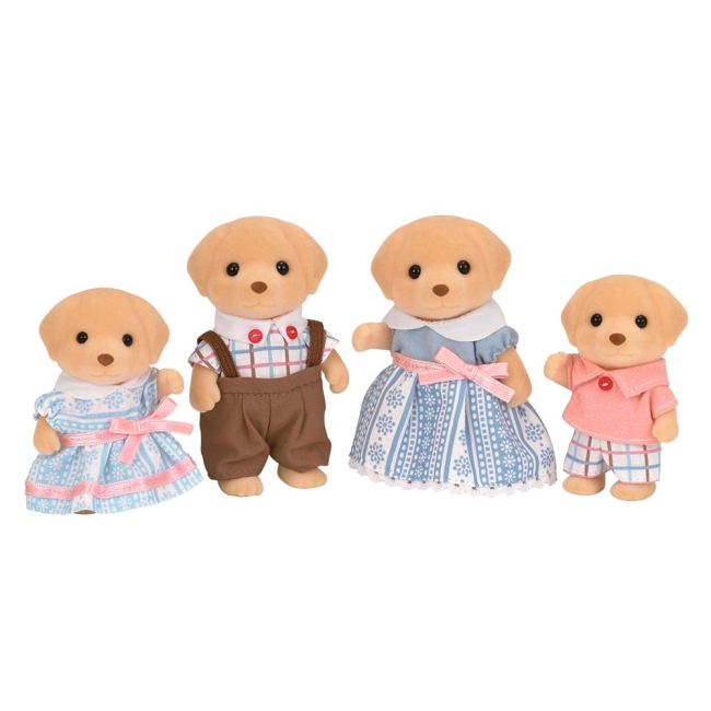 Фигурки животных - Набор Семья Желтых Лабрадор Sylvanian Families (5182)