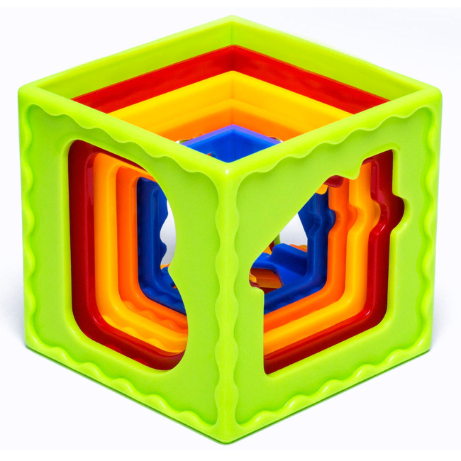 Уцінені іграшки - Уцінка! Пірамідка Bebelino Кубики (57028)