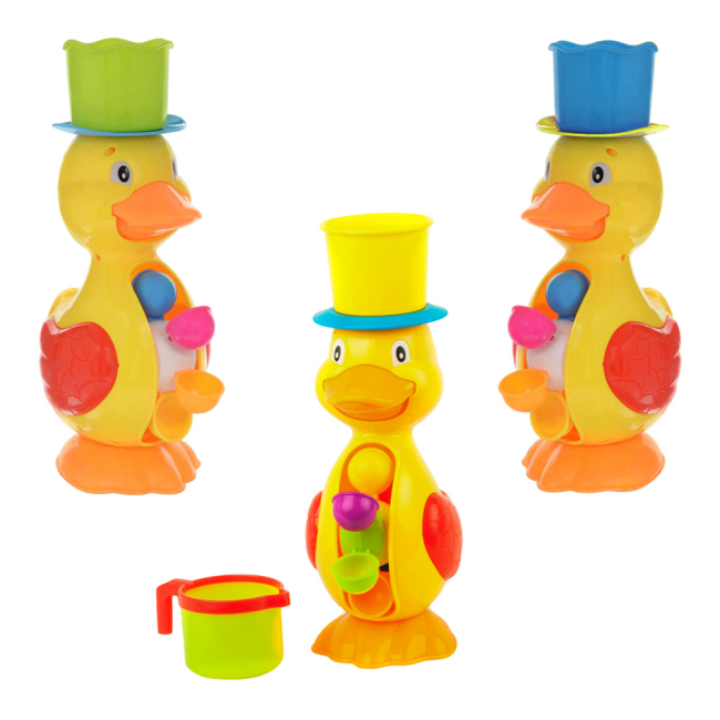 Іграшки для ванни - Іграшка  для ванни Bebelino Каченя-водяне колесо асортимент (57033)