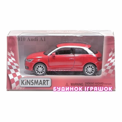 Автомоделі - Іграшка машина металева інерційна Kinsmart Аudi A1 у кор (KT5350W)