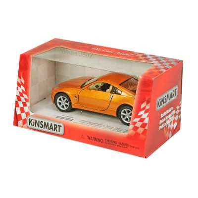 Транспорт і спецтехніка - Автомодель металева інерційна Kinsmart Nissan Fairlady 350Z (KT5061W)