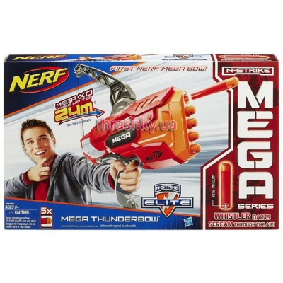 Помповое оружие - Бластер–лук Nerf Мега Тандербоу (A8768)