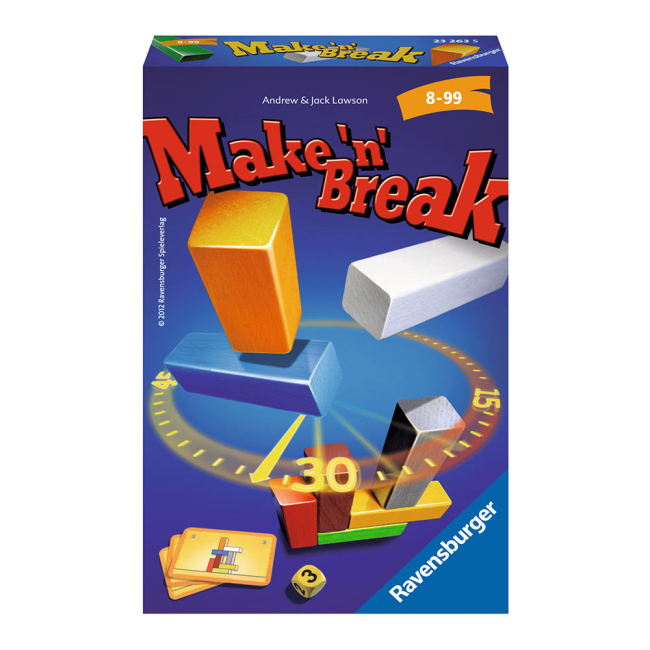 Настільні ігри - Дитяча настільна гра Make'n'Break Compact Ravensburger (26586)