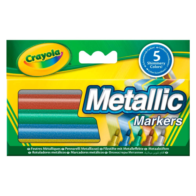 Канцтовары - Фломастеры Crayola цвета металлик (58-5054)