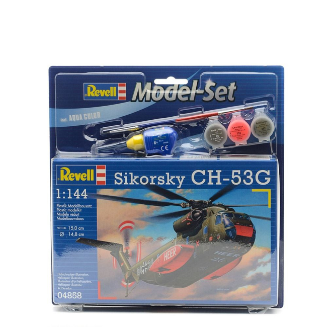 3D-пазли - Набір для моделювання Важкий транспортний вертоліт CH-53G Revell 1: 144 (RV64858)