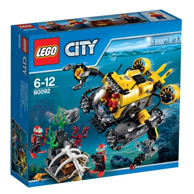 Конструкторы LEGO - Конструктор Глубоководная подводная лодка LEGO City (60092)