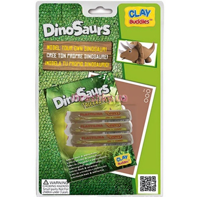 Наборы для лепки - Набор для лепки CLAY Buddies Динозавры - Трицератопс (309117)