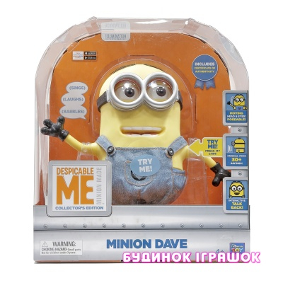 Фигурки персонажей - Интерактивная игрушка Minions Дэйв (25064)