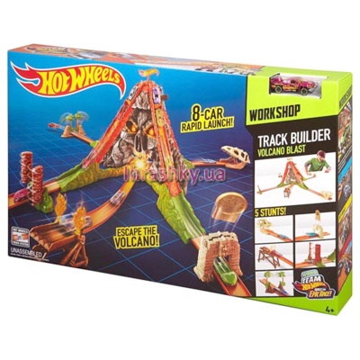 Автотреки - Hot Wheels; Трек Вулкан; серия Соедини все треки (CKW72)