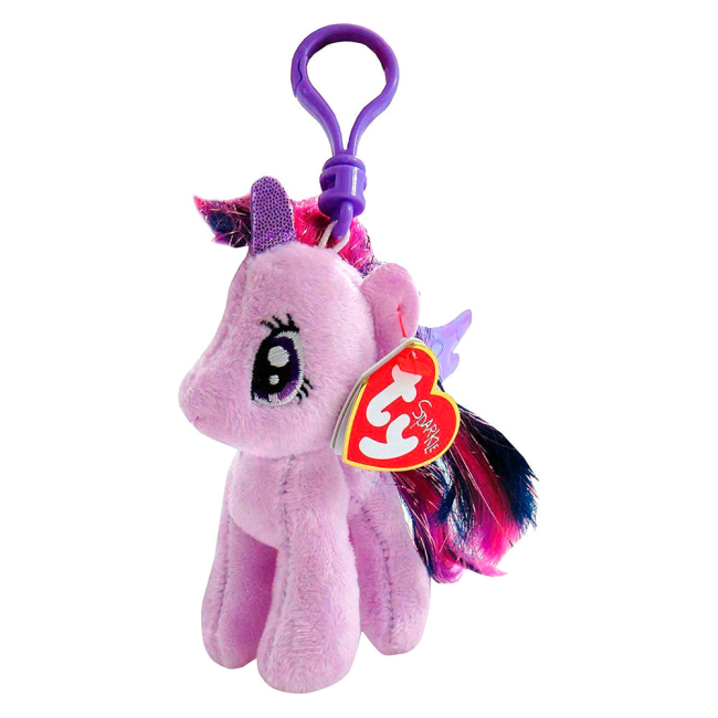 Брелоки - М'яка іграшка-брелок TY My Little Pony Твайлайт спаркл 15см (41104)