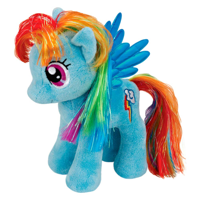 Персонажи мультфильмов - Мягкая игрушка MLP Rainbow Dash TY (41005)