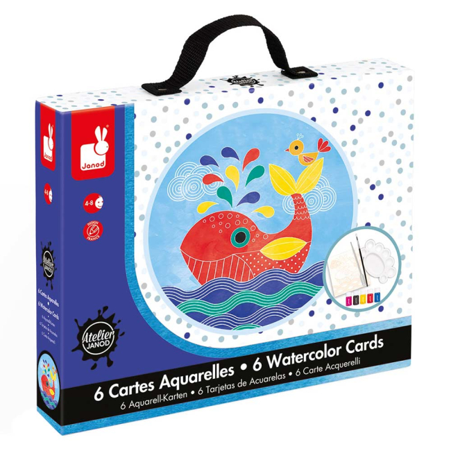 Товары для рисования - Набор для творчества Janod Море в металлическом чемодане (J07763)