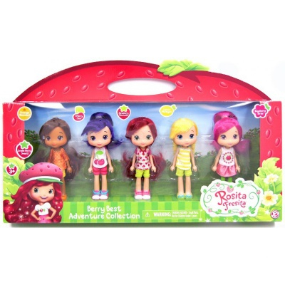 Ляльки - Ігровий набір ляльок Шарлотта Земляничка Кращі подружки Strawberry Shortcake 5 ляльок з ароматом (12251)