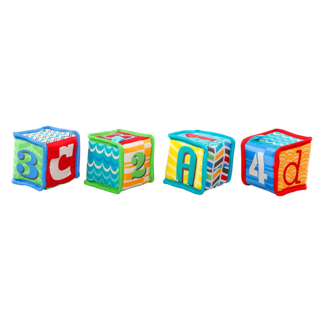 Развивающие игрушки - Мягкие кубики Веселое обучение Bright Starts (52160)