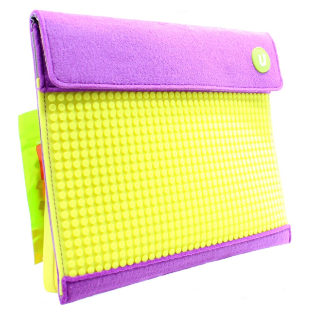 Рюкзаки та сумки - Клатч для планшета Upixel Пурпурно жовтий (WY-B010D)