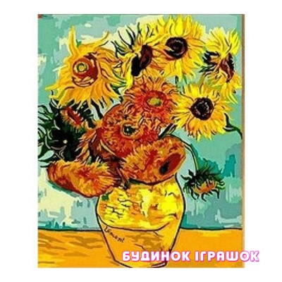 Товары для рисования - Картина по номерам Подсолнухи Ван Гог Идейка (КН098)