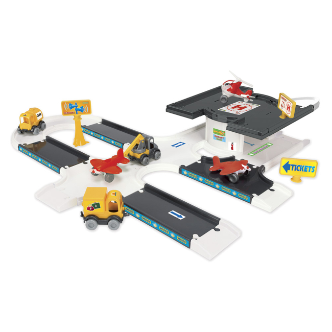 Автотреки - Ігровий набір Wader Kid cars 3D Аеропорт (53350)
