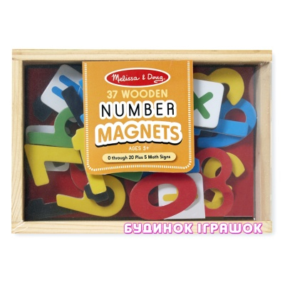 Розвивальні іграшки - Набір дерев яних цифр з магнітами Melissa & Doug (MD449)