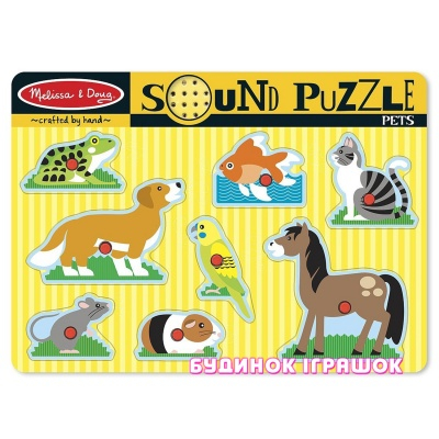 Розвивальні іграшки - Звуковий пазл Melіssa & Doug Домашні тварини (MD10730)