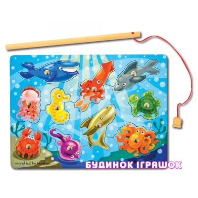 Розвивальні іграшки - Магнітний пазл Melіssa & Doug Рибалка (MD13778)