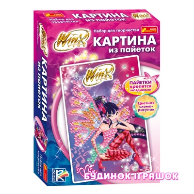 Наборы для творчества - 4748-06 Картинка из пайеток Винкс Муза (15159015Р)