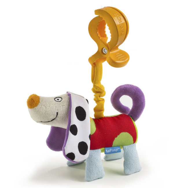 Подвески, мобили - Игрушка-подвеска на прищепке Дрожащая Собачка Taf Toys (11735)