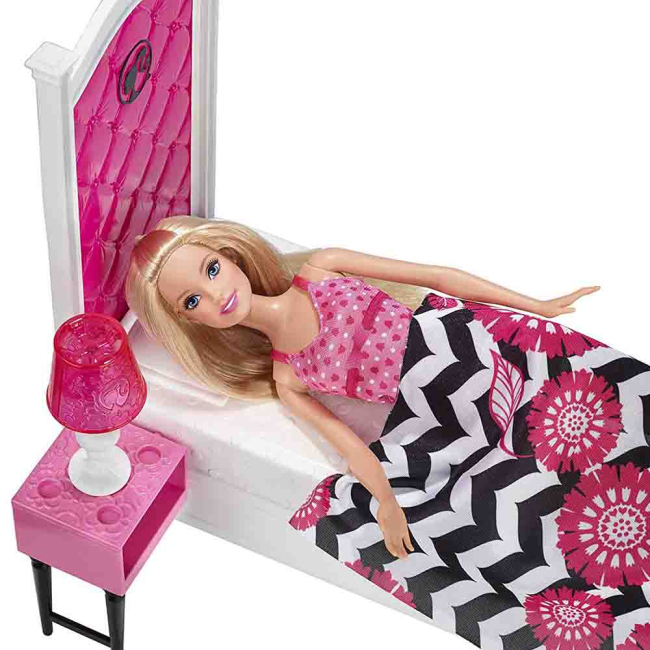 Мебель и домики - Игровой набор Роскошная спальня Barbie (CFB60)