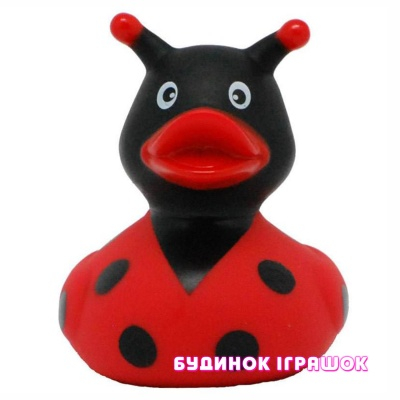 Іграшки для ванни - Іграшка гумова Funny Ducks Качечка Божа корівка (L1673)