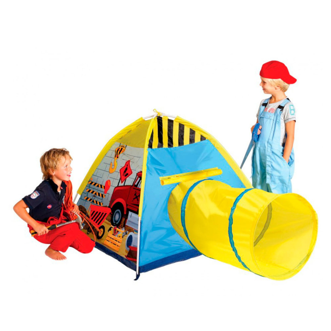 Палатки, боксы для игрушек - Детская палатка FIVE STARS Рабочая станция с туннелем (408-15)