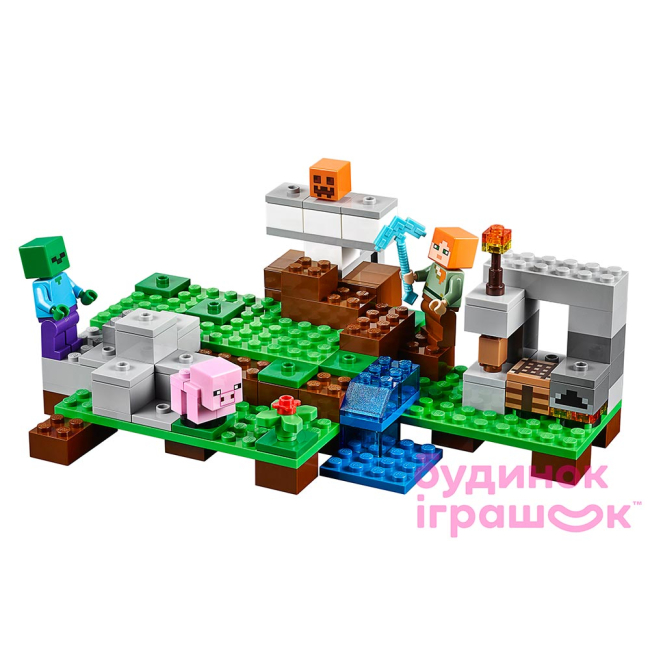 Конструктори LEGO - Конструктор Залізний голем LEGO Minecraft (21123)