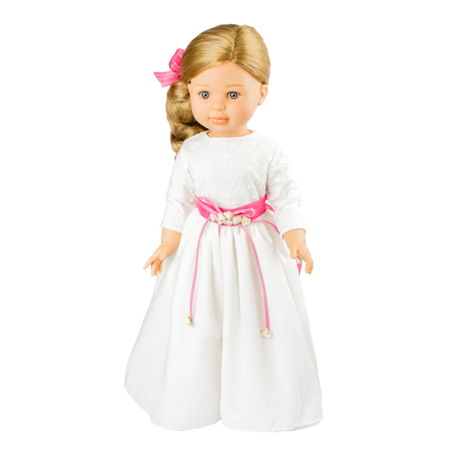 Ляльки - Лялька Paola Reina Альма в білій сукні (6520) (06520)