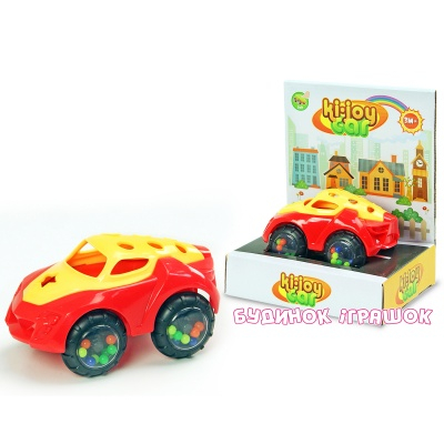 Машинки для малюків - Іграшка для малюків Машинка Країна Іграшок червоно-жовта (1298)