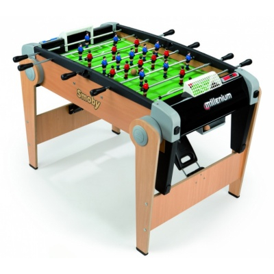 Спортивні активні ігри - Дерев'яний напівпрофесійний футбольний стіл Millenium Smoby (140024)