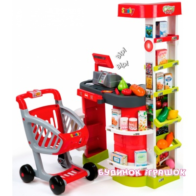 Набори професій - Інтерактивний супермаркет Сity Shop з візком Smoby (350204)