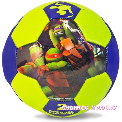 Спортивные активные игры - Мяч футбольный Turtles яркий (FD007)