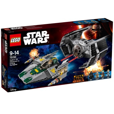 Конструкторы LEGO - Конструктор TIE Advanced Вейдера против истребителя A-Wing Starfighter LEGO Star Wars (75150)