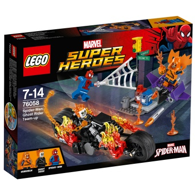 Конструктори LEGO - Конструктор Людина-Павук Примарний гонщик збирає команду LEGO Marvel Super Heroes (76058)
