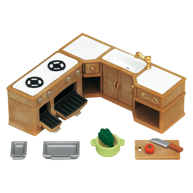 Фигурки животных - Игровой набор Мебель для кухни Sylvanian Families (5222)