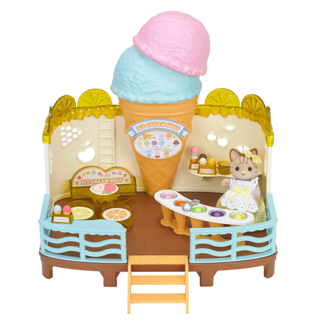 Фигурки животных - Игровой набор Магазин мороженого Sylvanian Families (5228)