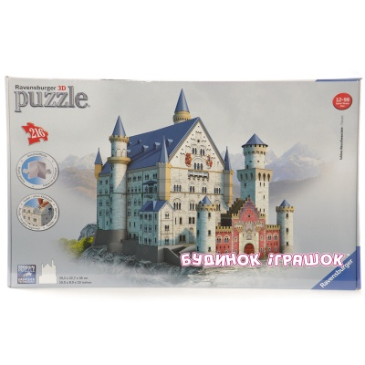 3D-пазлы - 3D пазл Замок Нойшванштайн Ravensburger (RSV-125739)